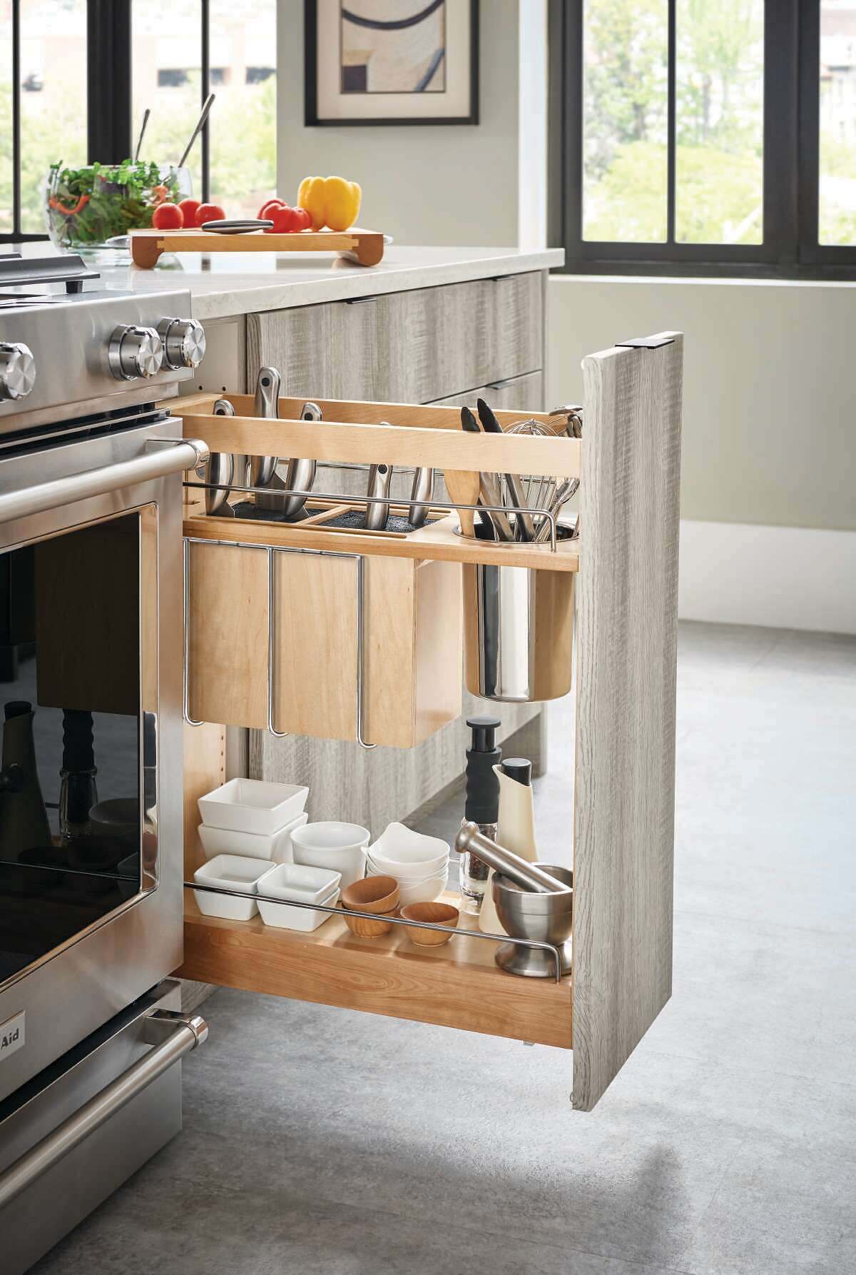 Serenade Pullout knife block and canister