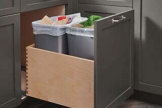 Serenade Cabinetry - Lift-up appliance cabinet %